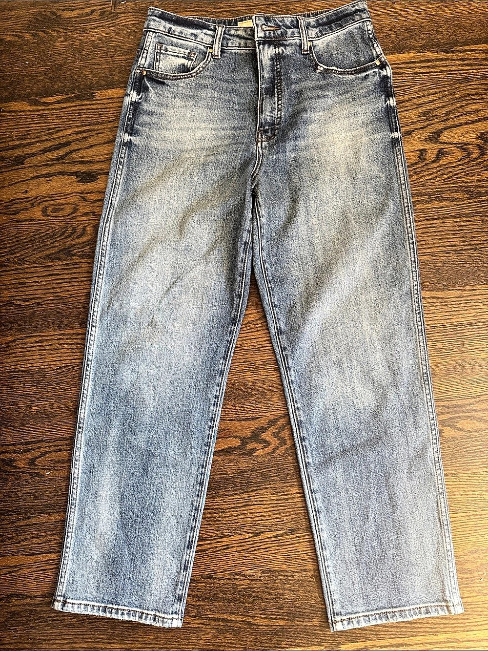 KUT from the Kloth Melissa Straight Leg Straight Leg Jeans in Blue Size 2